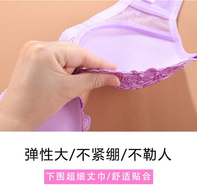 Bralette Push Up Bra For Women Vintage Floral Print Adjustable - Image 18