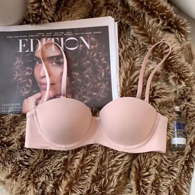 Seamless Bras For Women Push Up Bra 1/2 Cup Comfort Soft Invisible Non-Wire - Image 16