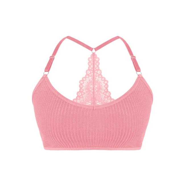 Backless Ribbed Bra Female Brassiere Camisole New Fashion Lingerie - Image 7