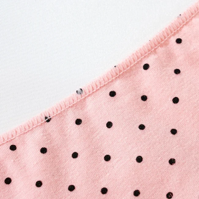 Women'S Thong Low-Rise Cotton Panties Dot Pattern - Image 24