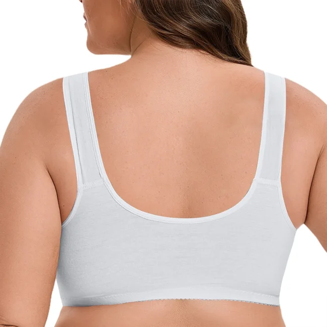 Women'S Bra Thin Cup Front Clasp Lace No Ring Vest Comfortable - Image 4