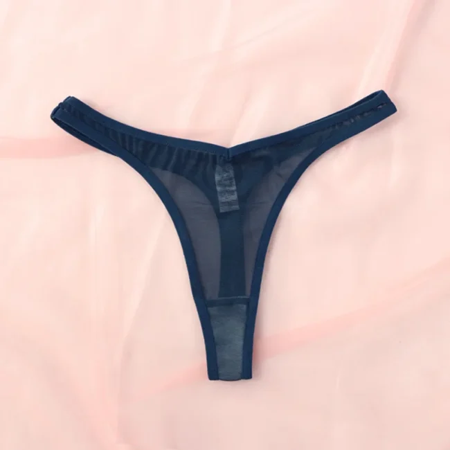 Seamless Thongs For Women Tiny Tangas Lingerie Translucent - Image 5