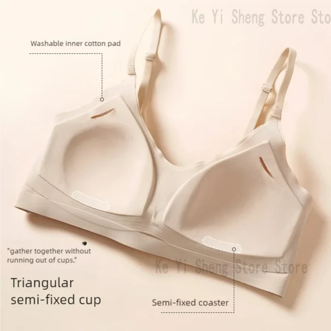Women'S Bra, Seamless, Thin Semi-Fixed Cup, Beautiful Back Bra - Image 4