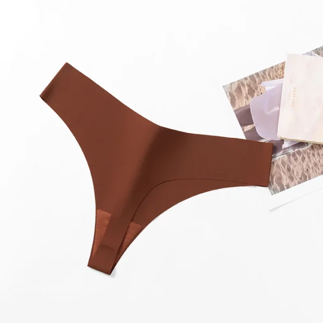 10Pcs Set Women'S Panties Simple Seamless Underwear Breathable Comfortable Thong - Image 5