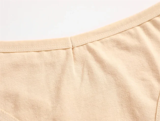 4Pcs Women Cotton Thong Low Waist Panties Striped Underwear - Image 45