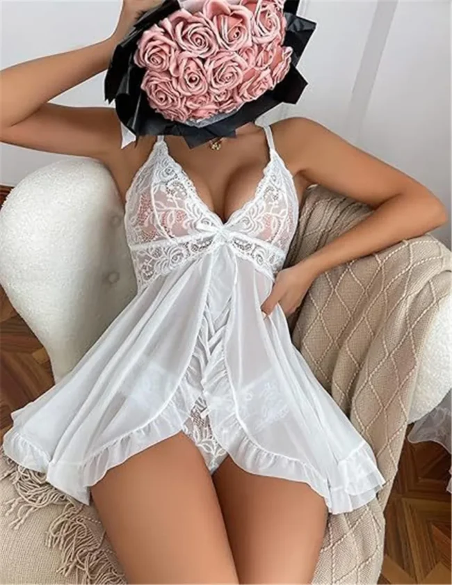 Underwear Set Lingerie Sleep Wear Nightdress - Image 6
