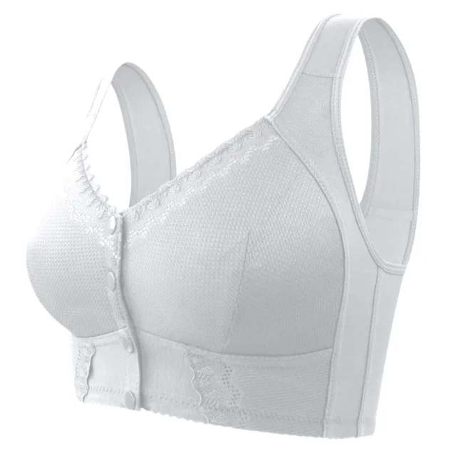 Women'S Bra Thin Cup Front Clasp Lace No Ring Vest Comfortable - Image 8