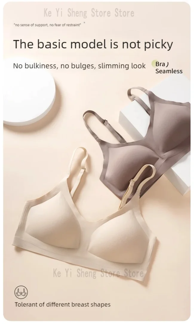 Women'S Bra, Seamless, Thin Semi-Fixed Cup, Beautiful Back Bra - Image 23