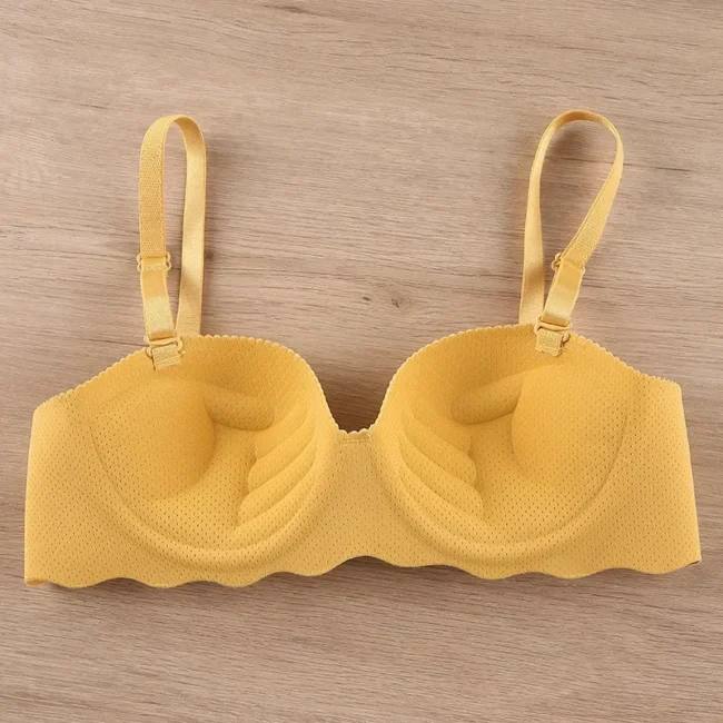 Bra Push Up Seamless For Women Solid Color Convertible Straps Brassiere - Image 6