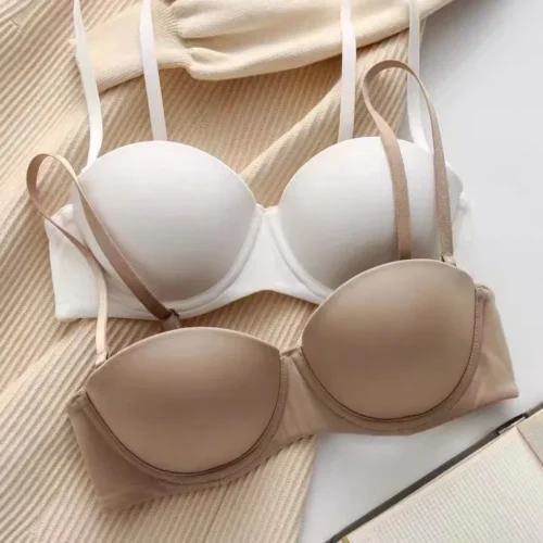 Seamless Bras For Women Push Up Bra 1/2 Cup Comfort Soft Invisible Non-Wire