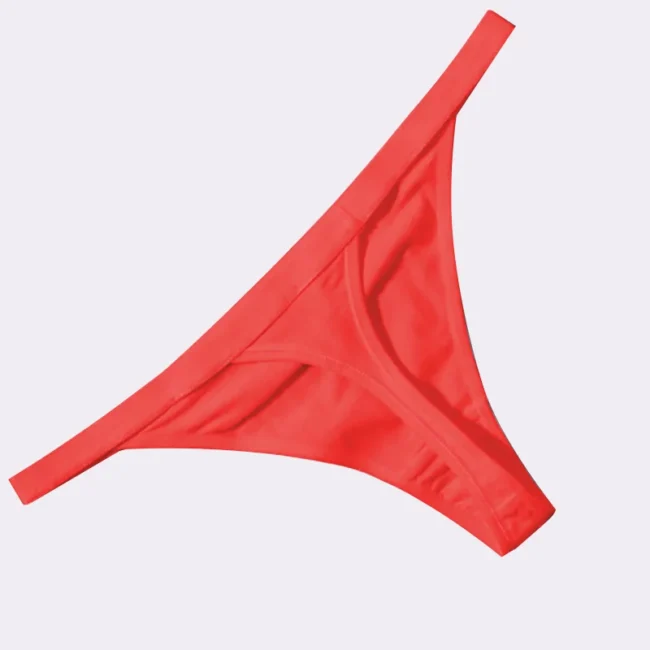 4Pcs Women'S Cotton Thong Underwear - Image 4