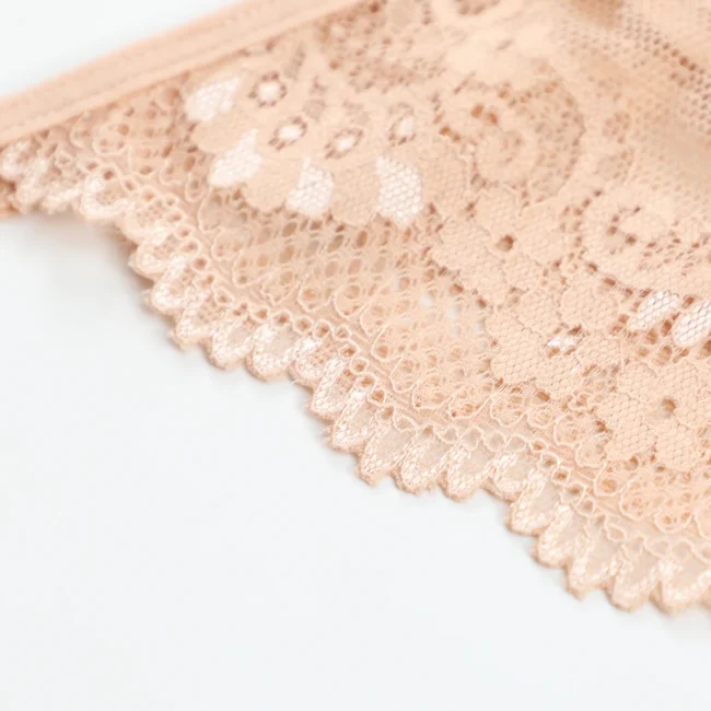 Women'S Thong Panties Lace Flowers Low Waist Fashion Transparent - Image 5