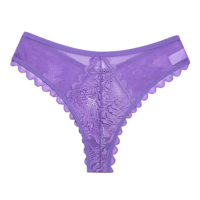 Lace Thong Underwear Low-Waist Panties Comfortable Lingerie - Image 7