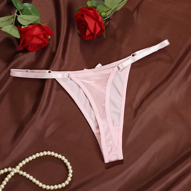 Women'S Satin Soft Thong Low Waist Comfortable Female Underwear - Image 13