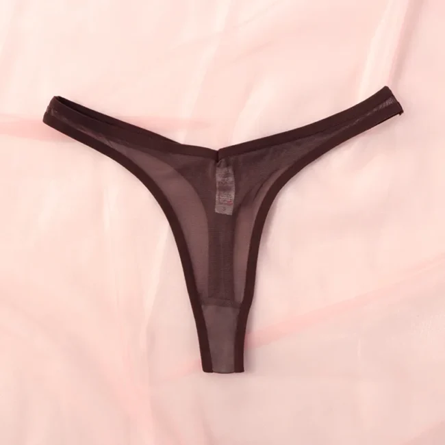 Seamless Thongs For Women Tiny Tangas Lingerie Translucent - Image 21