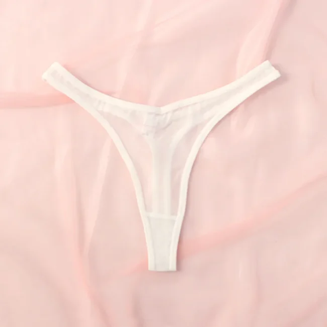 Seamless Thongs For Women Tiny Tangas Lingerie Translucent - Image 27