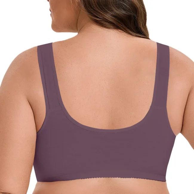 Women'S Bra Thin Cup Front Clasp Lace No Ring Vest Comfortable - Image 10