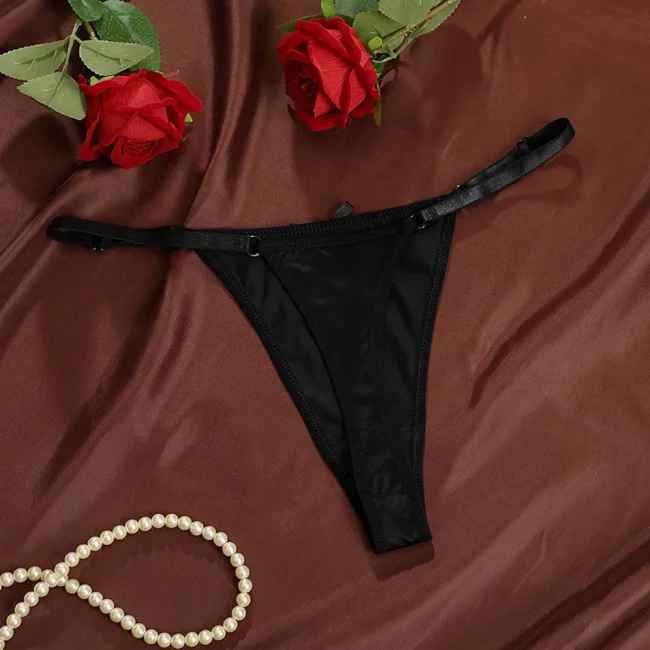 Women'S Satin Soft Thong Low Waist Comfortable Female Underwear - Image 19