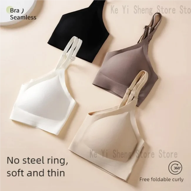 Women'S Bra, Seamless, Thin Semi-Fixed Cup, Beautiful Back Bra - Image 3