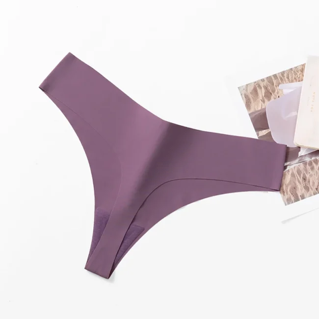 10Pcs Set Women'S Panties Simple Seamless Underwear Breathable Comfortable Thong - Image 26