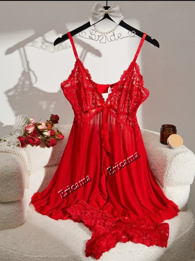 Underwear Set Lingerie Sleep Wear Nightdress - Image 8