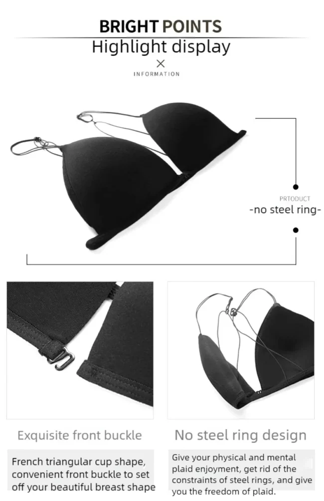 Women'S Under Bra Without Underwire, Thin And Small Bra For Women - Image 12
