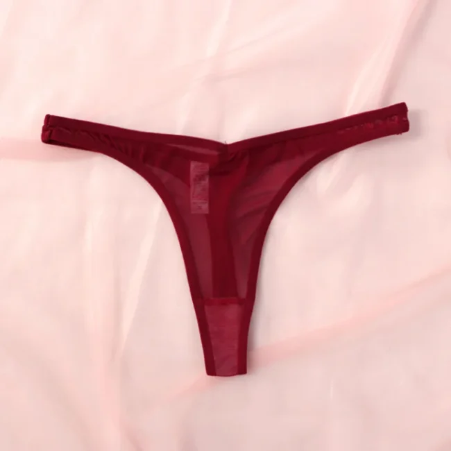 Seamless Thongs For Women Tiny Tangas Lingerie Translucent - Image 25