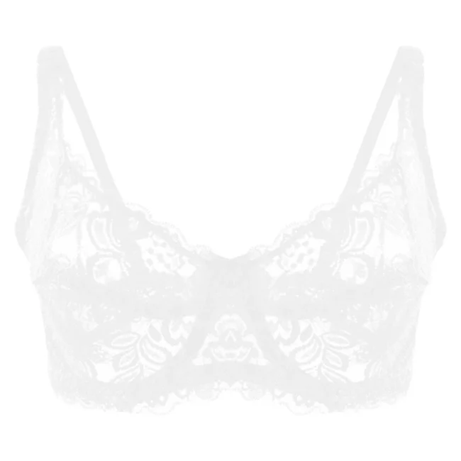 Women Lace Bra Plus Size Push Up Hollow Out Embroidery Bra Brassiere - Image 8