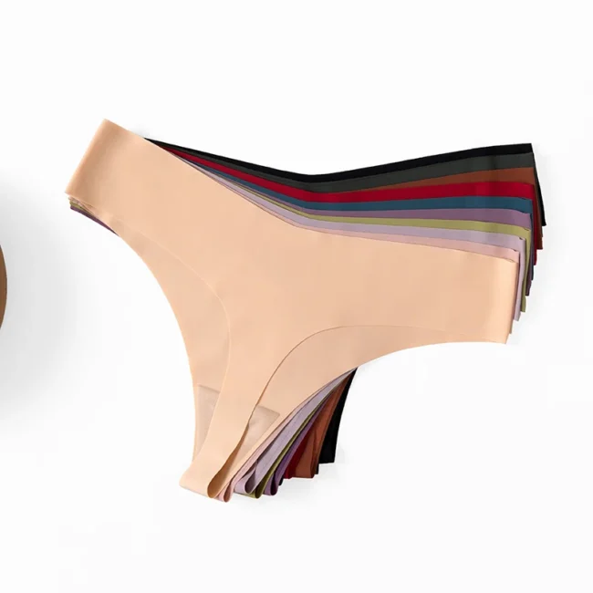 10Pcs Set Women'S Panties Simple Seamless Underwear Breathable Comfortable Thong - Image 11