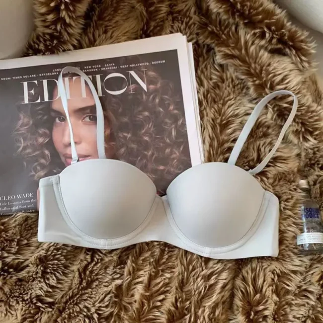 Seamless Bras For Women Push Up Bra 1/2 Cup Comfort Soft Invisible Non-Wire - Image 15