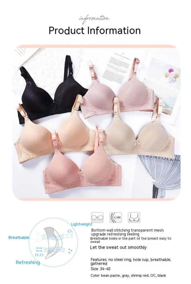 Women'S Bra Large Size Without Steel Ring - Image 16