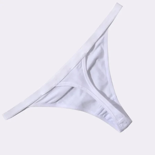 4Pcs Women'S Cotton Thong Underwear - Image 3
