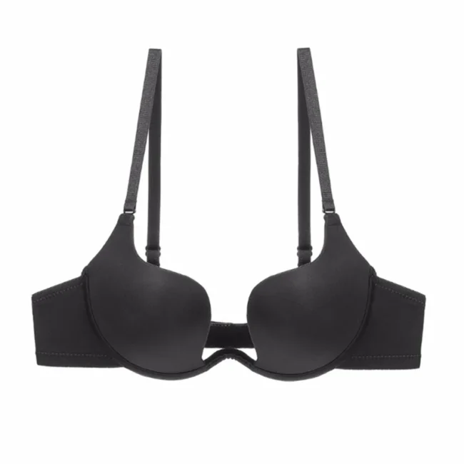 Push Up Bra Backless Women'S Low Cut Brassiere Open Back Seamless - Image 12