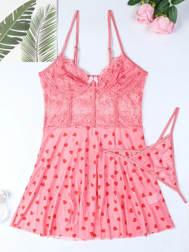 Lingerie Women'S Dress Underwear Lace Babydoll - Image 10