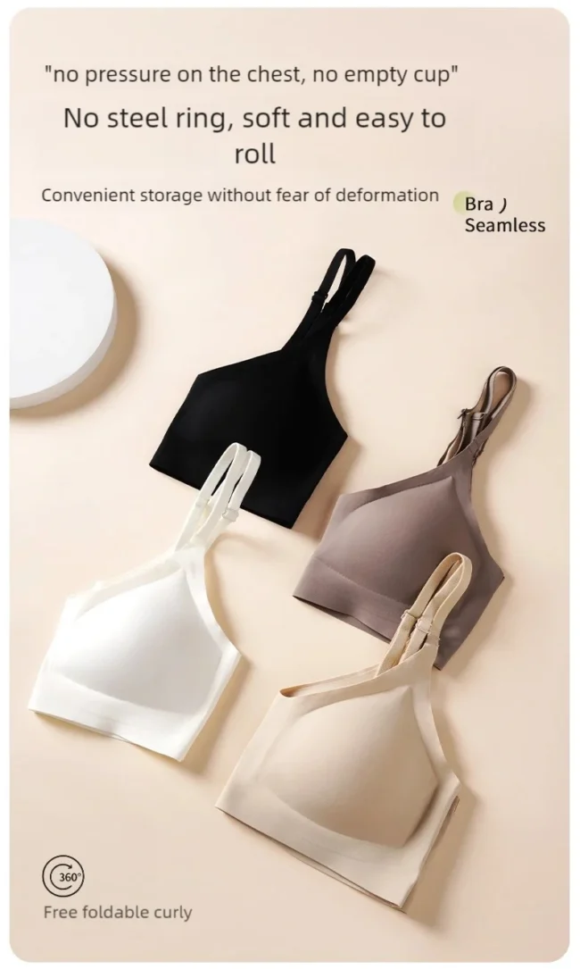 Women'S Bra, Seamless, Thin Semi-Fixed Cup, Beautiful Back Bra - Image 18