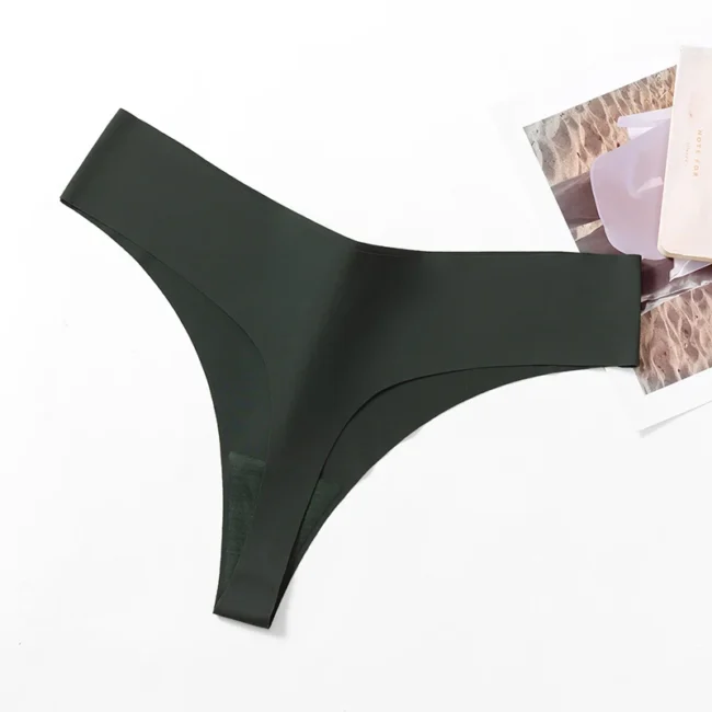 10Pcs Set Women'S Panties Simple Seamless Underwear Breathable Comfortable Thong - Image 29