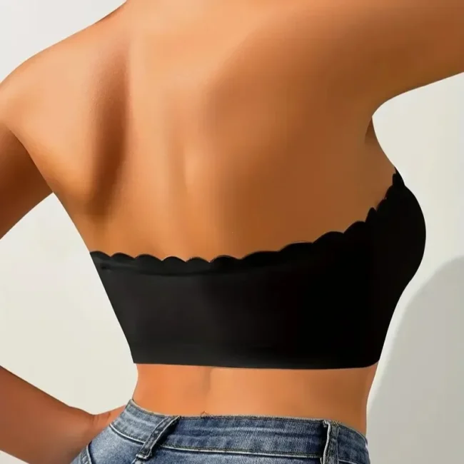 Front Button Bra No Underwire Smooth Breathable Comfortable Solid Color - Image 2