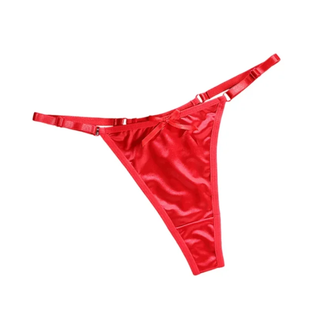 Women'S Satin Soft Thong Low Waist Comfortable Female Underwear - Image 20