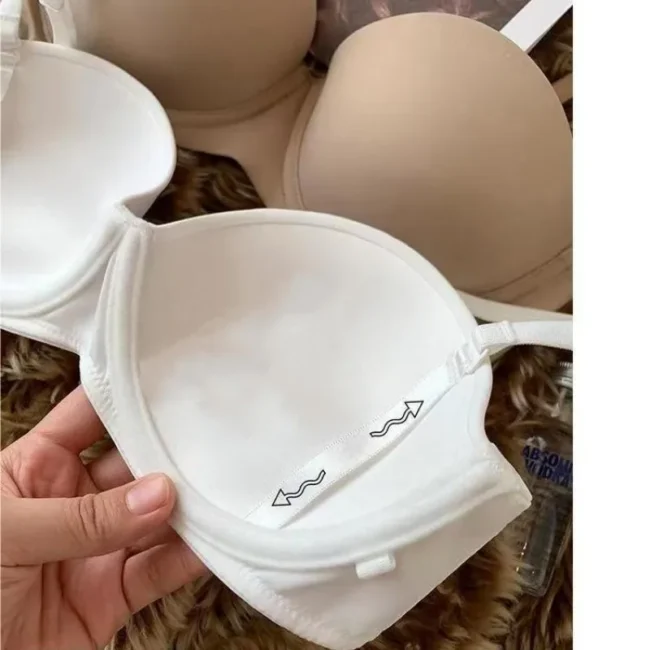 Seamless Bras For Women Push Up Bra 1/2 Cup Comfort Soft Invisible Non-Wire - Image 5