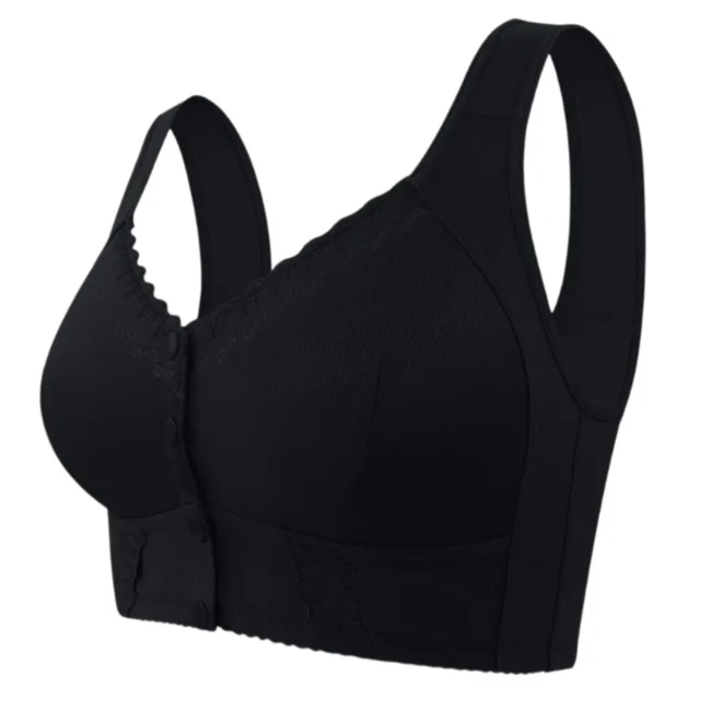 Women'S Bra Thin Cup Front Clasp Lace No Ring Vest Comfortable - Image 3