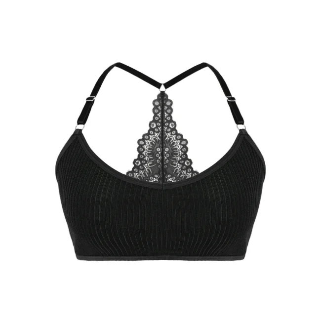 Backless Ribbed Bra Female Brassiere Camisole New Fashion Lingerie - Image 5