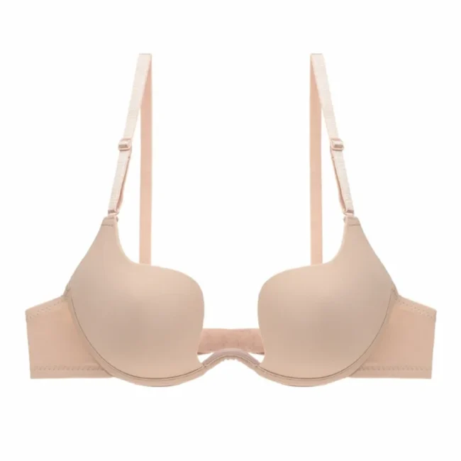 Push Up Bra Backless Women'S Low Cut Brassiere Open Back Seamless - Image 13