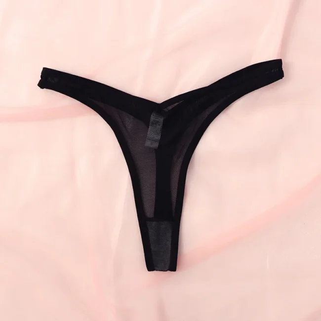Seamless Thongs For Women Tiny Tangas Lingerie Translucent - Image 22