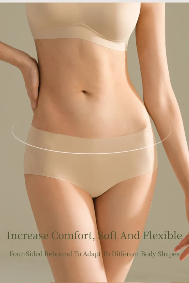 Women'S Panties Seamless Mid Waist Breathable Moisture Wicking! - Image 21