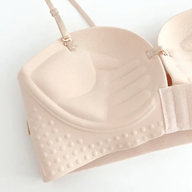 Front Closure Strapless Bra For Women Seamless Push Up Brassiere - Image 27