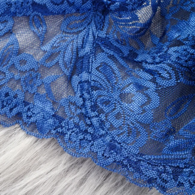 Women Lace Bra Plus Size Push Up Hollow Out Embroidery Bra Brassiere - Image 22