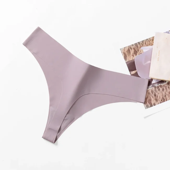 10Pcs Set Women'S Panties Simple Seamless Underwear Breathable Comfortable Thong - Image 24