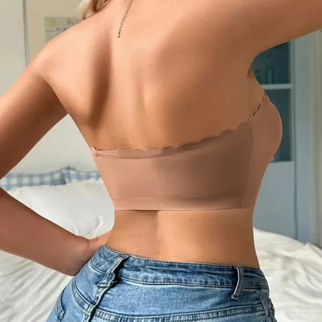 Front Button Bra No Underwire Smooth Breathable Comfortable Solid Color - Image 15