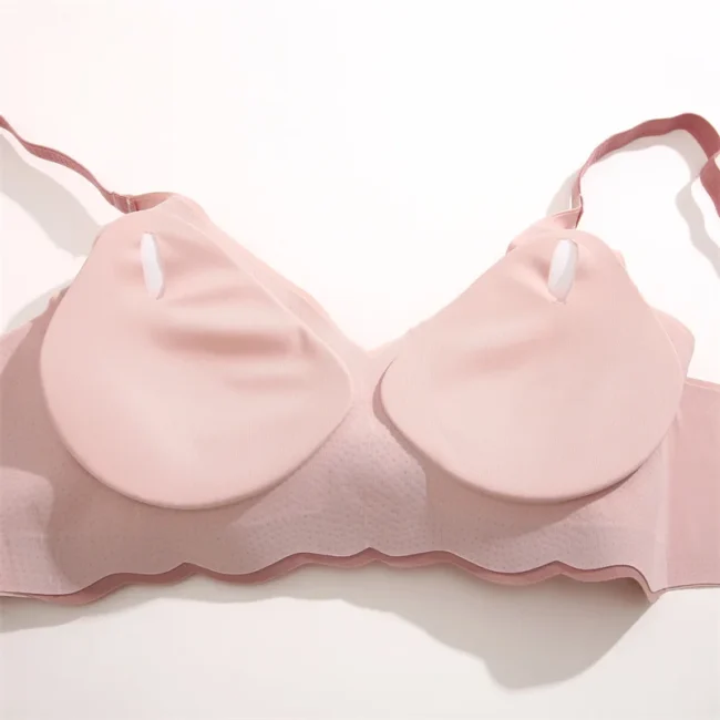 Push Up Bra For Women Love Heart Pattern Deep V Neck - Image 25