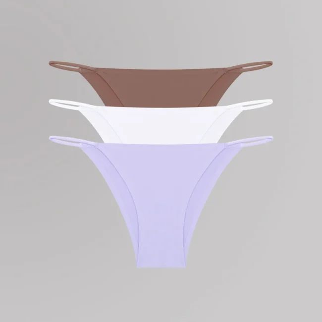 Women'S Underwear Breathable T-Back Elastic Seamless Low Waist Bikini Panty - Image 25